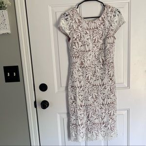 Lulus White Lace Dress